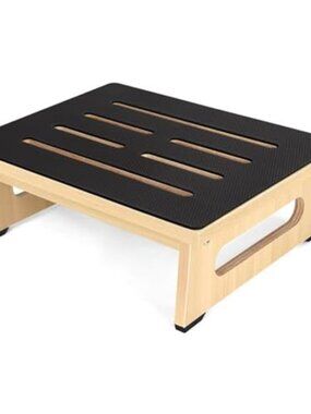 One Step Stool for Adults Seniors with Non-Slip Rubber Stepping Feet, Heavy Duty